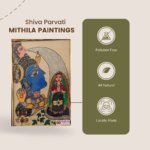 Shiva Parvati Mithila Paintings