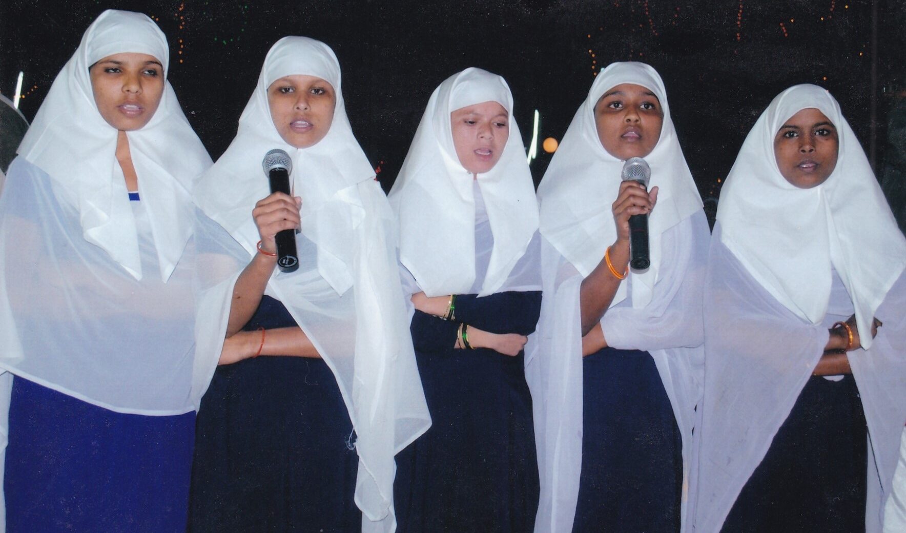 Women's & Child Development 1 Girls speaking at the MESKP Foundation Day celebration, 2011