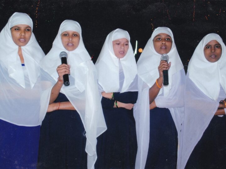 Home 5 Girls speaking at the MESKP Foundation Day celebration, 2011