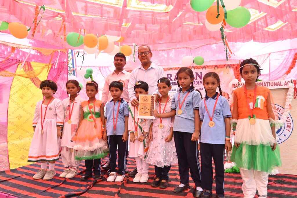 Independence Day 2026 at the Kathalia campus 12 Students on stage at the Independence Day celebration