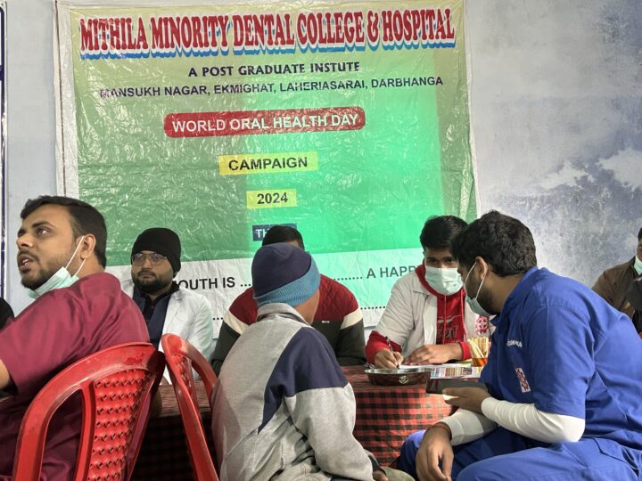 Dental team at the World Oral Health Day camp